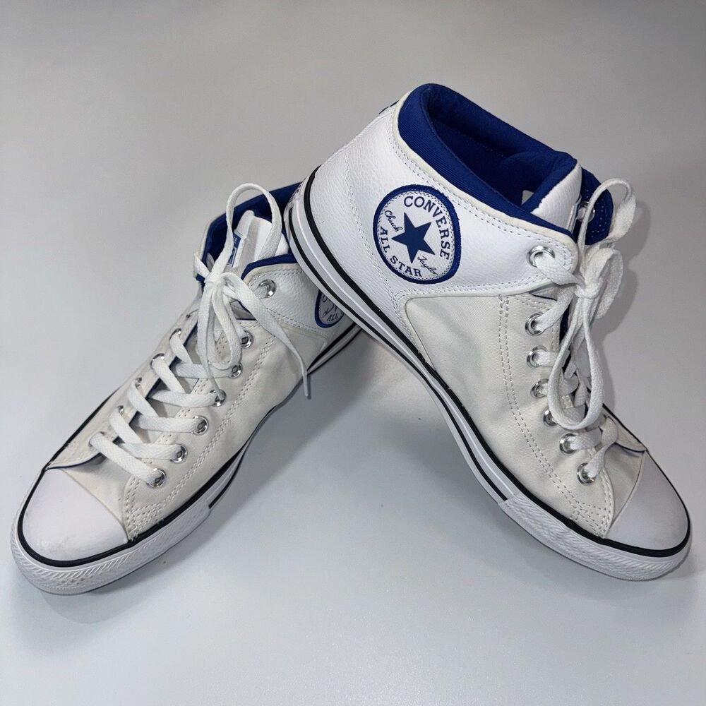 Converse Chuck Taylor All Star High Street Mid Shoes Men's Size 9.5 White